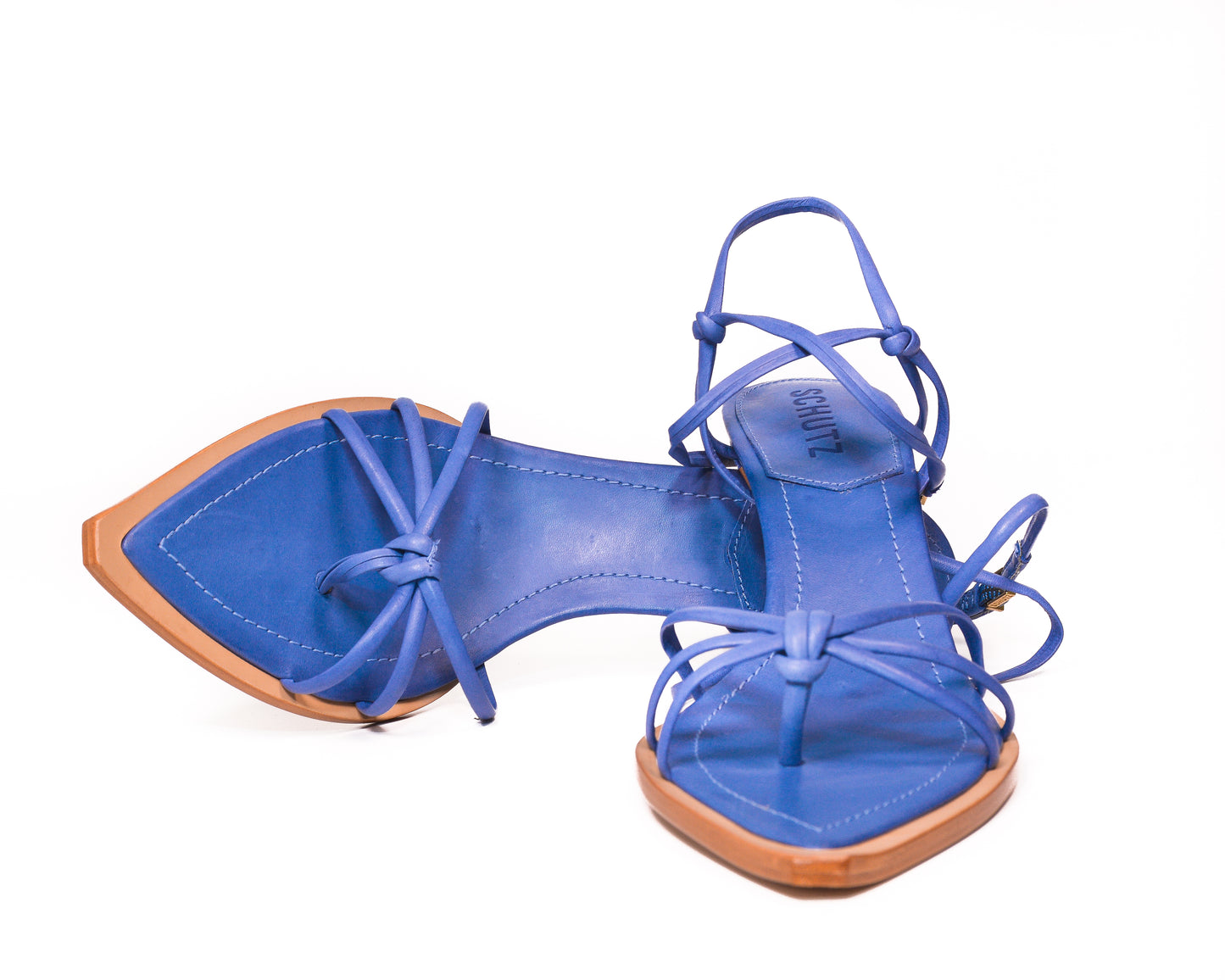 Abby Leather Mid Sandal